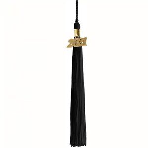 💖3/$15💖 Graduation Tassel Gold Charm 2021 Black